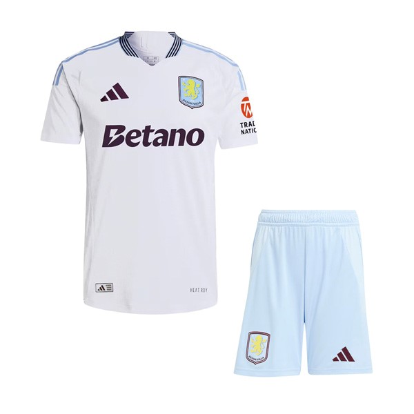 Camiseta Aston Villa Replica Segunda Ropa Niño 2024/25